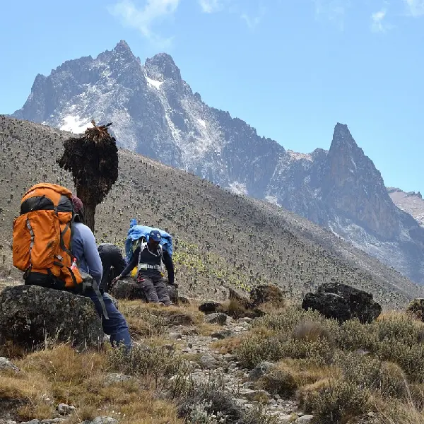 5 DAYS MOUNT KENYA TREKKING: CHONGORIA ROUTE